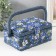 Casket for needlework "Field flowers on blue" 18x12x9.5 cm