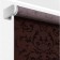 Rolled curtain "Delphi" 60 x 175 cm, dark brown color