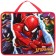 Plastic folder with A4 handles, on a zipper, 75x330x260 mm, spider-man