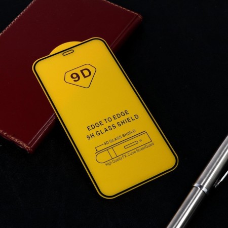 Protective glass 9D Luazon for iPhone 12 mini, full glue, 0.33 mm, 9n-1