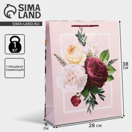 Gift Package Laminated, Packaging, Love, L 28 x 38 x 9 cm