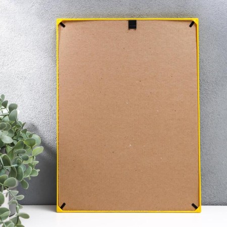 Photo frame plastic L-6 21x30 cm yellow (plastic screen)-2