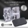 Set of manicure "texture", 8 objects, in case, black color