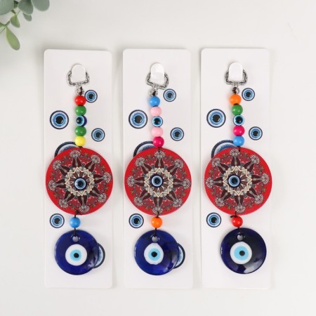 Suspension from the evil eye "From the evil eye. With bright beads" MIX 19.5x6x0.5 cm-4