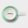 Cosmos porcelain mug, 400 ml, green color