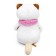 Soft toy "Lee" with skates and in a scarf, 24 cm LK24-155