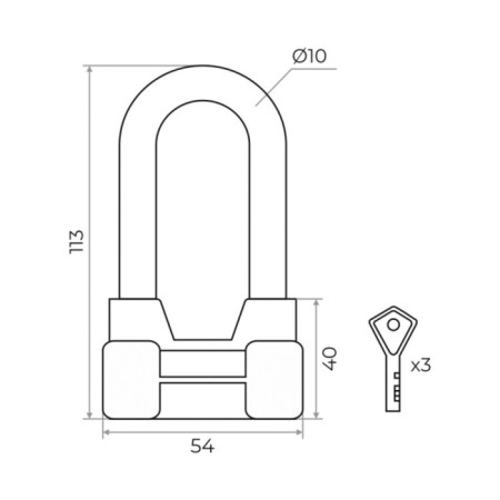 Hanging hinged Marlok VS-2 AL4L-1