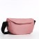Youth bag with a zipper, pink color