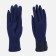 Gloves are female, dimensionless, without insulation, blue color