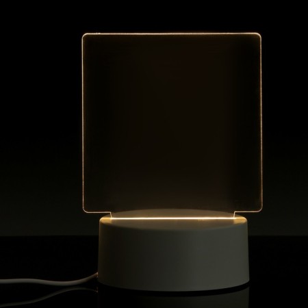 Light tablet for drawing in the dark, square, plastic-1