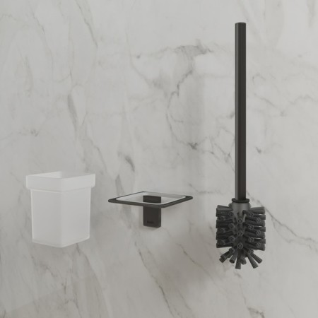 Ersh for the toilet IDDIS SLIDE, 103x113x336 mm, matte glass-8