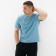 Men's T-shirt Minaku Regular Fit: Blue color, rr 52