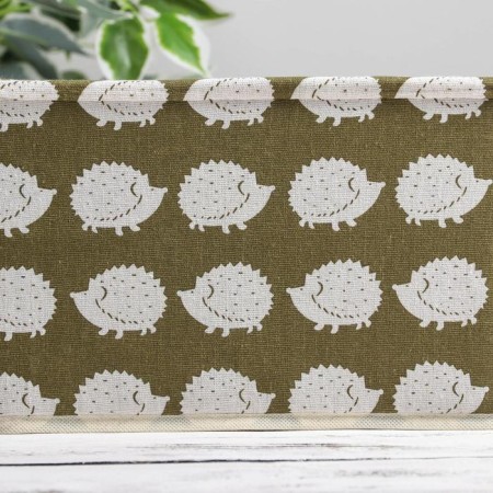 Stellid box for storage with a hedgehog lid, 25 × 20 × 17 cm, green color-4