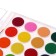 Watercolor paints 28 colors, round, dialing dials 28 mm, brush, plastic pencil case, calligrata top