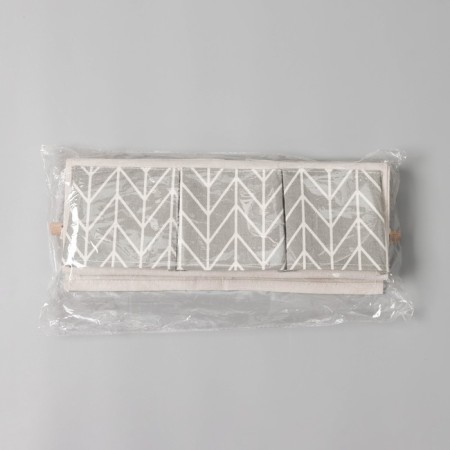 Sight and Sigzag Pockets Organizer, 8 departments, 49.5 × 35x3 cm, color gray color-4