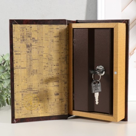 Safe wood book my capital 21*13*5 cm-1
