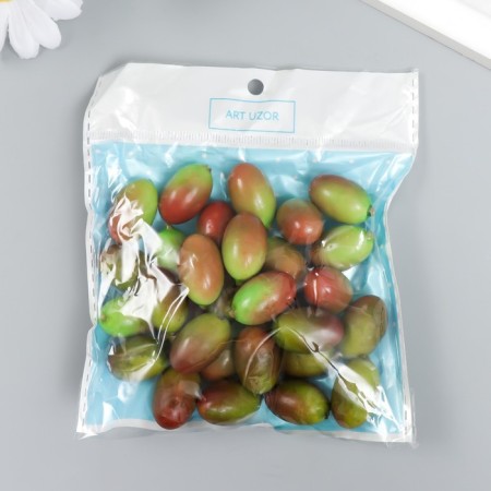 Decor for the creativity "Oliva" set 30 pcs 1.5x1.5x2.5 cm-3
