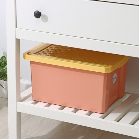 Container for storing toys 17l "Follow Me", color peach caramel