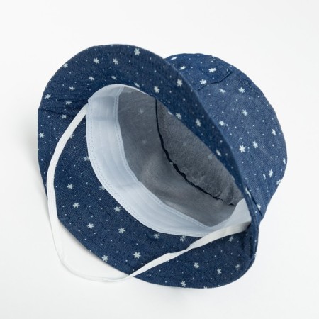 Panama Children's Minaku "Stars", Blue color, river 46-2