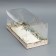 Box with a transparent lid for roll, "Gift for you", 30 x 12 x 12 cm. Confectionery packaging