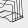 Holder for lids and cutting boards of a shade, 26 × 16 × 22 cm, black color