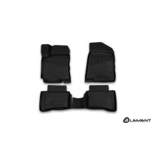 3D mats in the Kia Rio salon, 01/2014-2016, Hb., 4 pcs. (polyurethane) (for the market of Kazakhstan)