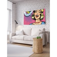 Decorative panel with photo printing, size 150x200 cm