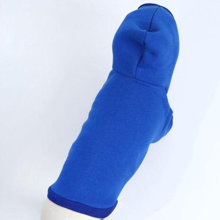 Single-fat sweatshirt for dogs (foot with a hose), size S (DS 24, Osh 33-37, OG 42-44), blue-7