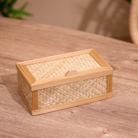 Bamboo casket 17x10x7 cm-1