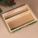 Cashpot box Gift "New Year's balls", 2 departments, 25.5 × 20 × 5 cm