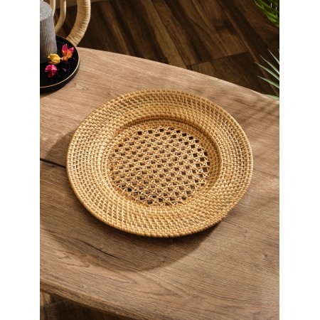 Player wicker rattan "net", 33x33x3 cm