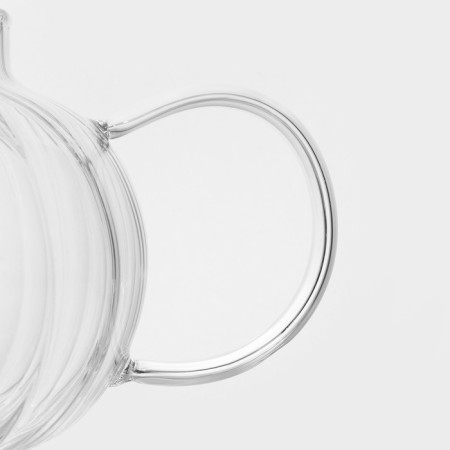Glass teapot with a metallic sieve "Diana", 600 ml-4
