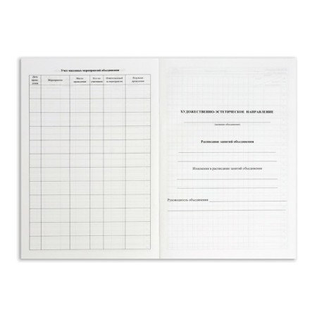 Journal of extracurricular activities in the A4 educational organization, 32 sheets-4