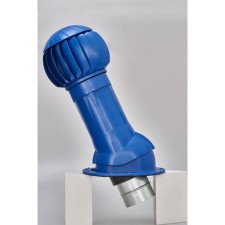 Bitumen roof ventilation kit, d = 160 mm, blue Ral5005