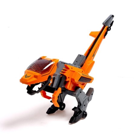The Helicopter robot is transformed into a dinosaur, light and sound effects, mix color-2