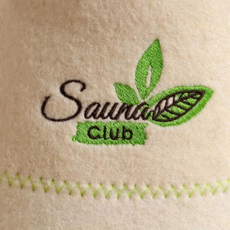 Panama Bath cap, white felt-1