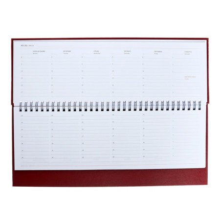 Planing is a low -off 100 x 300 mm, 56 sheets, on the crest, a boumvinyl cover, burgundy-4