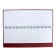 Planing is a low -off 100 x 300 mm, 56 sheets, on the crest, a boumvinyl cover, burgundy