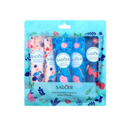 Hand cream "Flower paradise", set 5 pcs