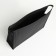 Cosmetic bag with lightning, black color