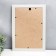 Photo frame plastic "Mira" 20x30 cm white (plastic screen)