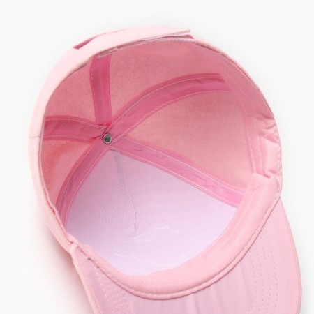 Cap for girls Minaku "Love" color pink, river 52-3