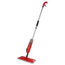 Pioneer ms040 mop for washing the floor, with a spray, rectangular, 140 cm, red color