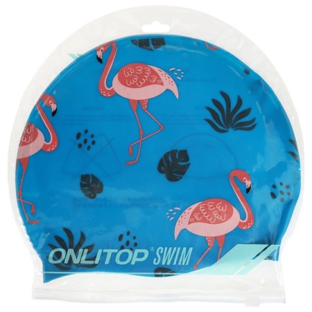 Swiming hat for children's Onlitop, silicone, girth 46-52 cm-5