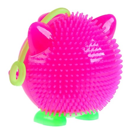 Hedgehog "cat" light with a squeam, color mix-3