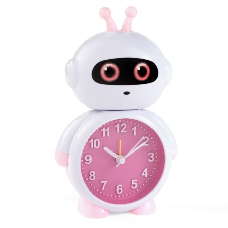 Clock - HELL WITHOOL "Robot", discrete move, dial d -7.5 cm, 17 x 11 cm, aa-1