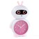 Clock - HELL WITHOOL "Robot", discrete move, dial d -7.5 cm, 17 x 11 cm, aa