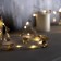 Garland “thread” 2 m dews with nozzles “golden petals”, IP20, silver thread, 40 LED, glow warm white, AAX3