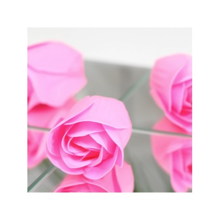 Soap roses, pink, set 6 pcs.-5