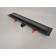 The Veconi Klasik Black V650KB, D = 40 mm, lateral release, 715x125 mm, linear, black